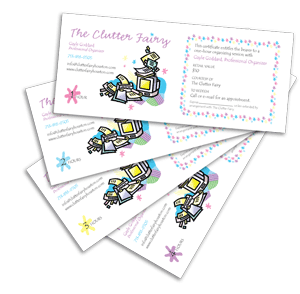 Clutter Cash Gift Certificates