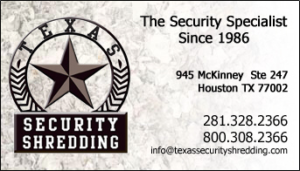 Texas Security Shredding